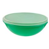 Tupperware 12' Diameter Green Plastic Bowl with L