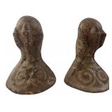Pair of victorian Cast Iron bathtub Clawfeet