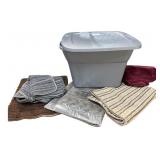 Assorted Cotton and Synthetic Bathroom Rugs