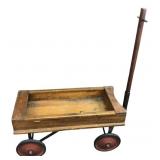 Vintage Wooden Child's Pull Wagon
