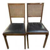 Leg-O-Matic Mid-Century Modern Folding Chairs, Pr.