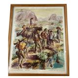John Groth Patrol Near Marble Mountain Art Print