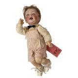German Bisque Head Character Baby Doll