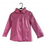 Carter's Pink Shiny Hooded Raincoat, Size 6X