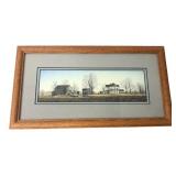 Framed Panoramic Landscape Artwork
