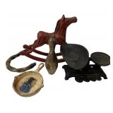 Group of 5 Cast Iron Miniature Toys and Novelties