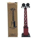 Louis Marx & Co. Toy Floodlight Tower with Box