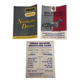 Vintage 1964-1965 Michigan Sports Ephemera Lot