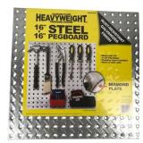 NIB John Sterling 16x16' Steel Pegboard