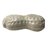 Ceramic Peanut-Shaped Lidded Container