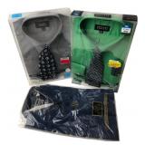 NWT Men's Dress Shirt Lot: Haggar, Bergamo, Blocks