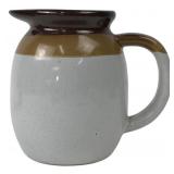 Stoneware Pitcher, 6' H