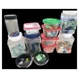 Mixed Lot of Glass Mosaic Tiles and Gems