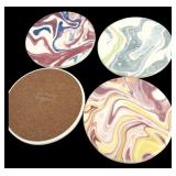 Bloomingville Stoneware Coasters with Cork Bottom