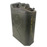 US Military 5-Gallon Fuel Can, 18'H x 14'W x 4'