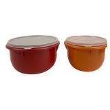 Tupperware Nesting Bowls with Lids, Set of Two