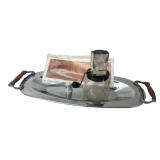 Mixed Estate Collectibles - Kromex Tray, Nut Grind