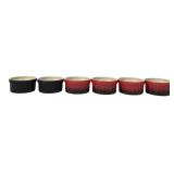 Colorful Kitchen Ceramic Ramekins, Set of 6