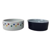 Spot Brand and Hand Painted Ceramic Pet Bowls
