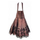 Jessica Simpson Halter Dress with Floral Appliqu©