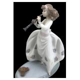 Lladro 6319 'The Flutist' Porcelain Figurine