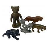 Mixed Lot of Five Miniature Animal Figurines