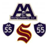 Ann Arbor Athletic Varsity Award Patch Collection