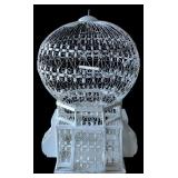 White Painted Wirework Birdcage