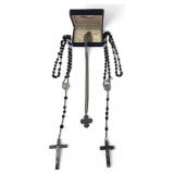 Collection of Religious Jewelry and Pioneer Box