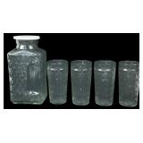 Golden Harvest 5-Piece Glass Refreshment Set