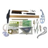 Vintage Drafting and Drawing Tool Collection