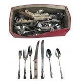 Mixed Lot of Stainless Steel Flatware