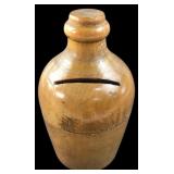 Turned Wood Coin Bank