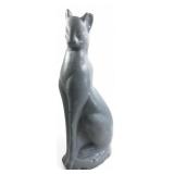 Cast Concrete Seated Cat Garden Statue