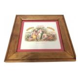 Maria Mancini Cigar Label Framed Print, 9x9'