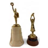 Two Vintage Award Trophies