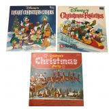 3 Disney & Children's Christmas Vinyl Records