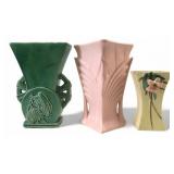 VTG McCoy Pottery Planters, Set of Three