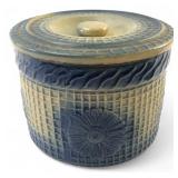 Antique Salt Glazed Stoneware Butter Crock