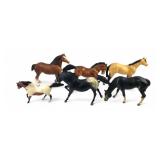 VTG Breyer Molding Co. Horse Figures, Set of 6