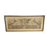 Lindbergh Spirit of St. Louis Framed Tapestry