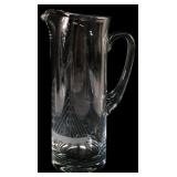 MCM Etched Crystal Ship Martini Pitcher, 10.5' H