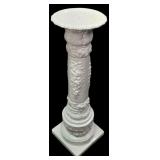 Ardalt Ceramic Baroque Style Plant Stand, 23.5' H