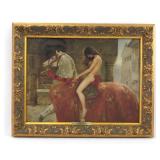 John Collier Lady Godiva Framed Canvas Reproductio