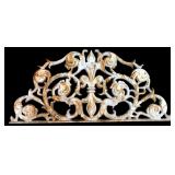 Cast Iron Architectural Scrollwork Topper, 24.5'