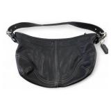 Coach Black Leather Shoulder Bag