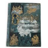 1890s The Beautiful Story Religious Anthology Book