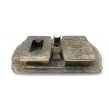 Occupied Japan Metal Smoking Tray Set