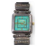 Ecclissi Sterling Silver Square Wristwatch