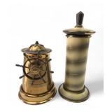 VTG German Brass and Celluloid Cigarette Dispenser